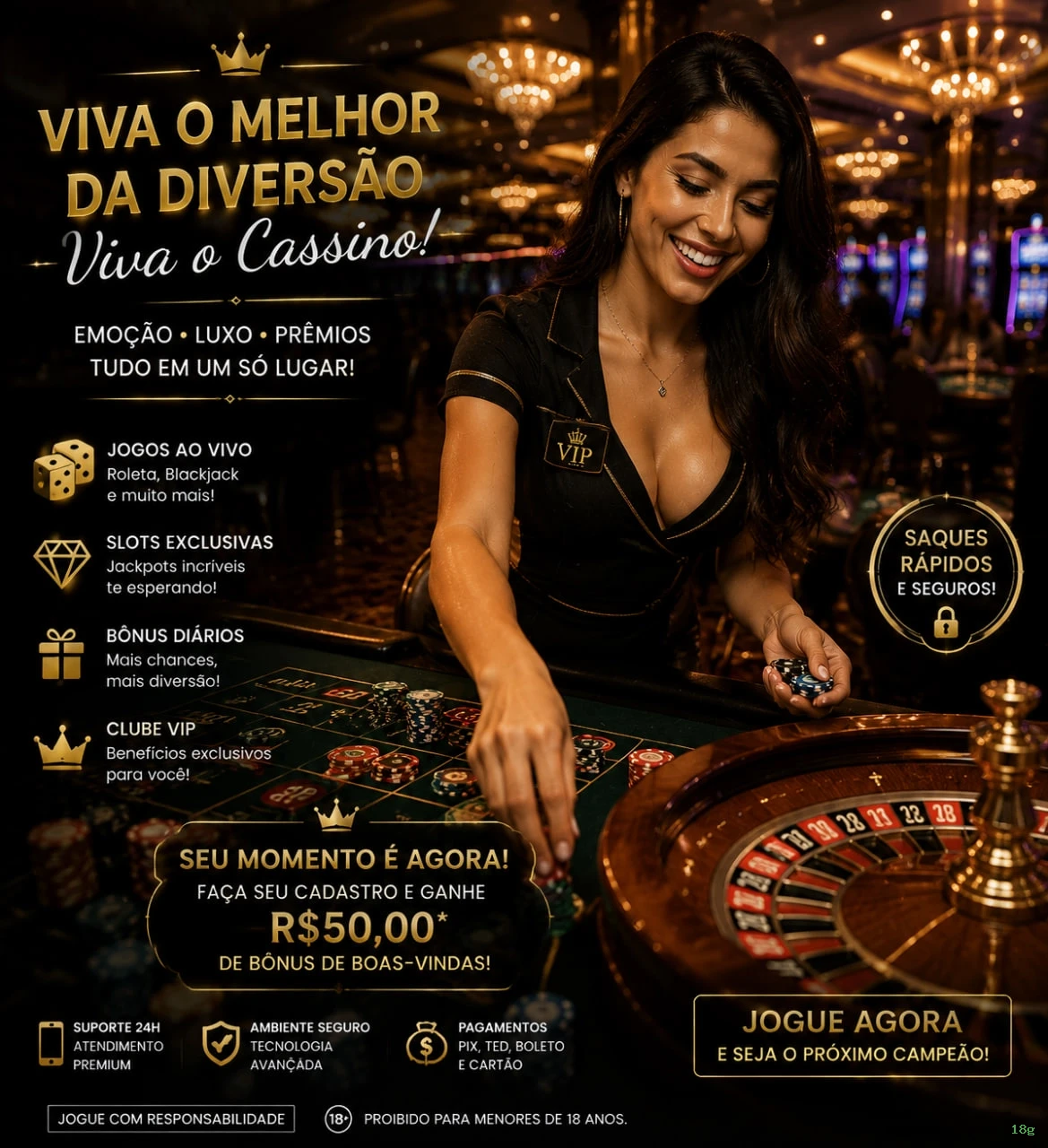 Canal oficial da 18g no Telegram